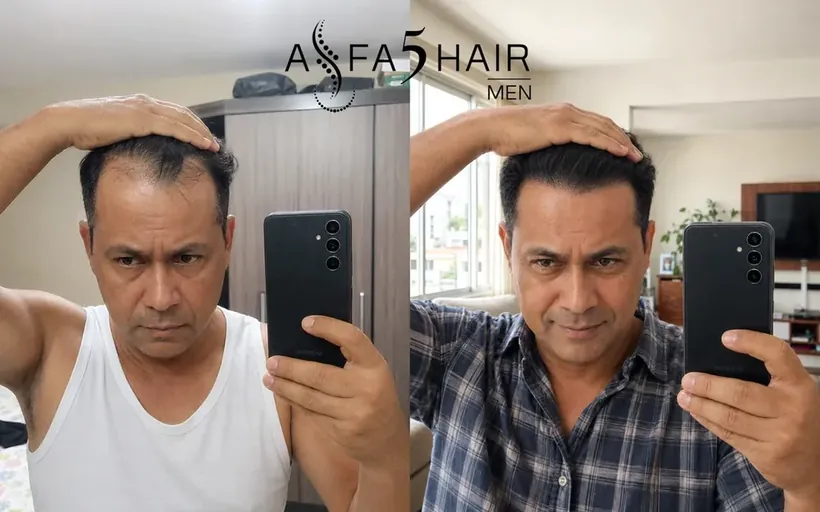 Antes e depois Alfa5Hair