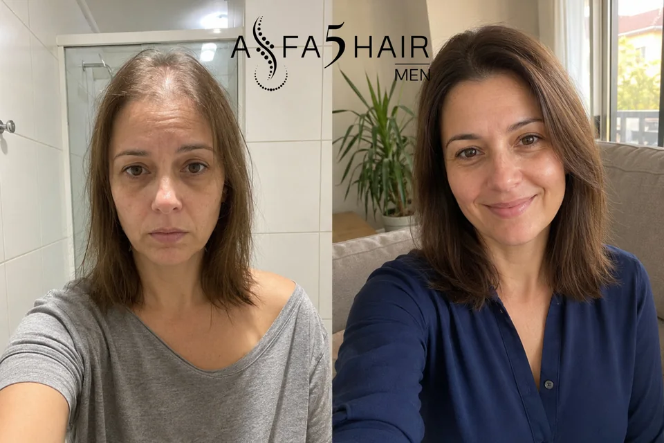 Antes e depois Alfa5Hair