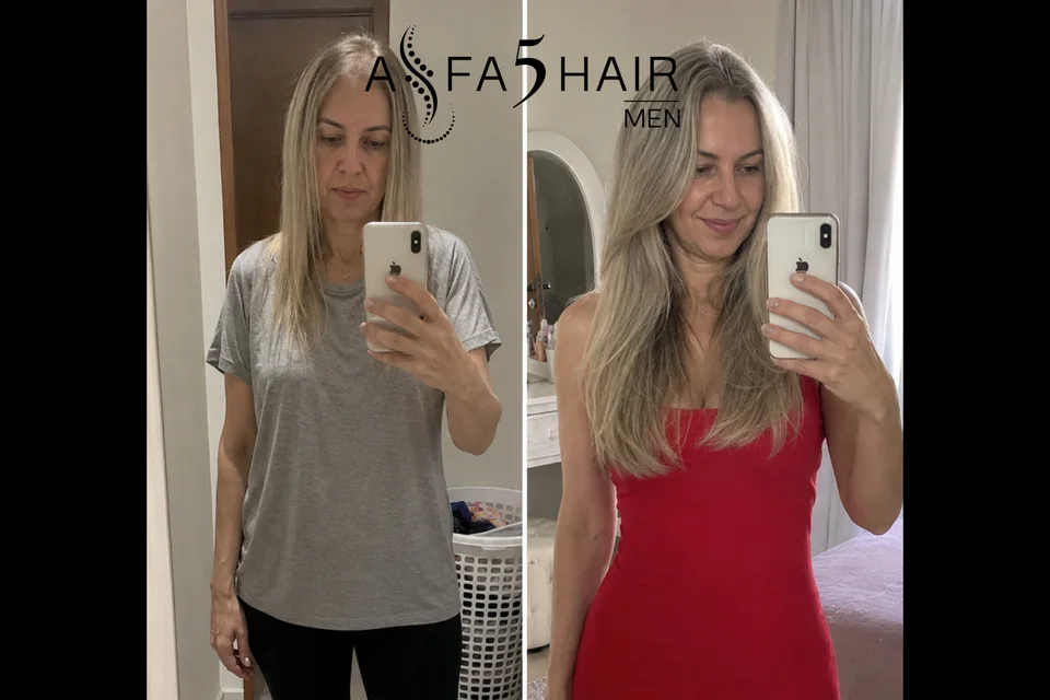 Antes e depois Alfa5Hair