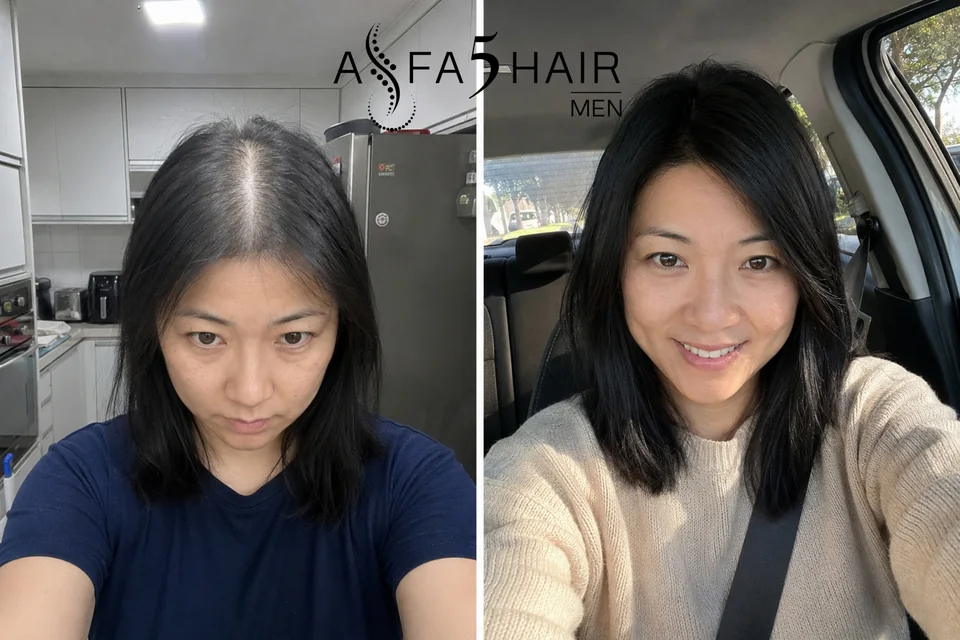 Antes e depois Alfa5Hair