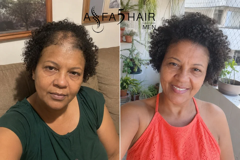 Antes e depois Alfa5Hair