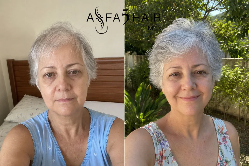 Antes e depois Alfa5Hair