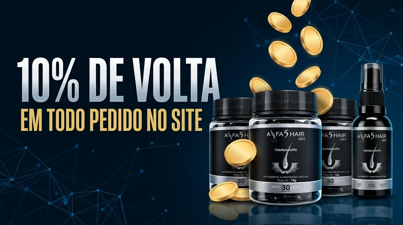 10% de volta em crédito